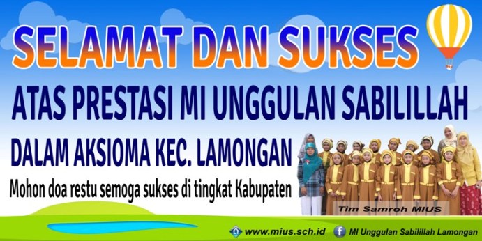 Read more about the article MI Unggulan Sabilillah Lamongan Juara Umum dalam AKSIOMA Kec. Lamongan