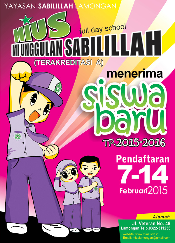 Read more about the article Penerimaan Peserta Didik Baru (PPDB) MI Unggulan Sabilillah TP. 2015-2016