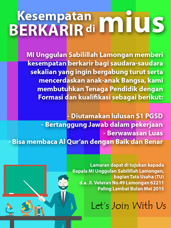 Read more about the article Kesempatan Berkarir di MI Unggulan Sabilillah Lamongan