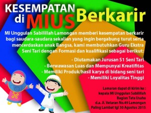 Read more about the article Kesempatan Berkarir Bagi Guru Seni Tari