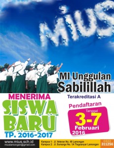 Read more about the article Penerimaan Peserta Didik Baru (PPDB) TP. 2016-2017