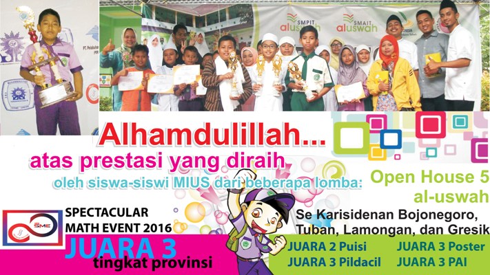 Read more about the article Alhamdulillah Atas Prestasi Yang Diraih Oleh Siswa-Siswi MIUS