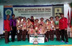 Read more about the article Team Putri Pramuka MIUS Juara Umum di SCOUT ADVENTURE II Tingkat SD/MI se-Kab. Gresik-Lamongan