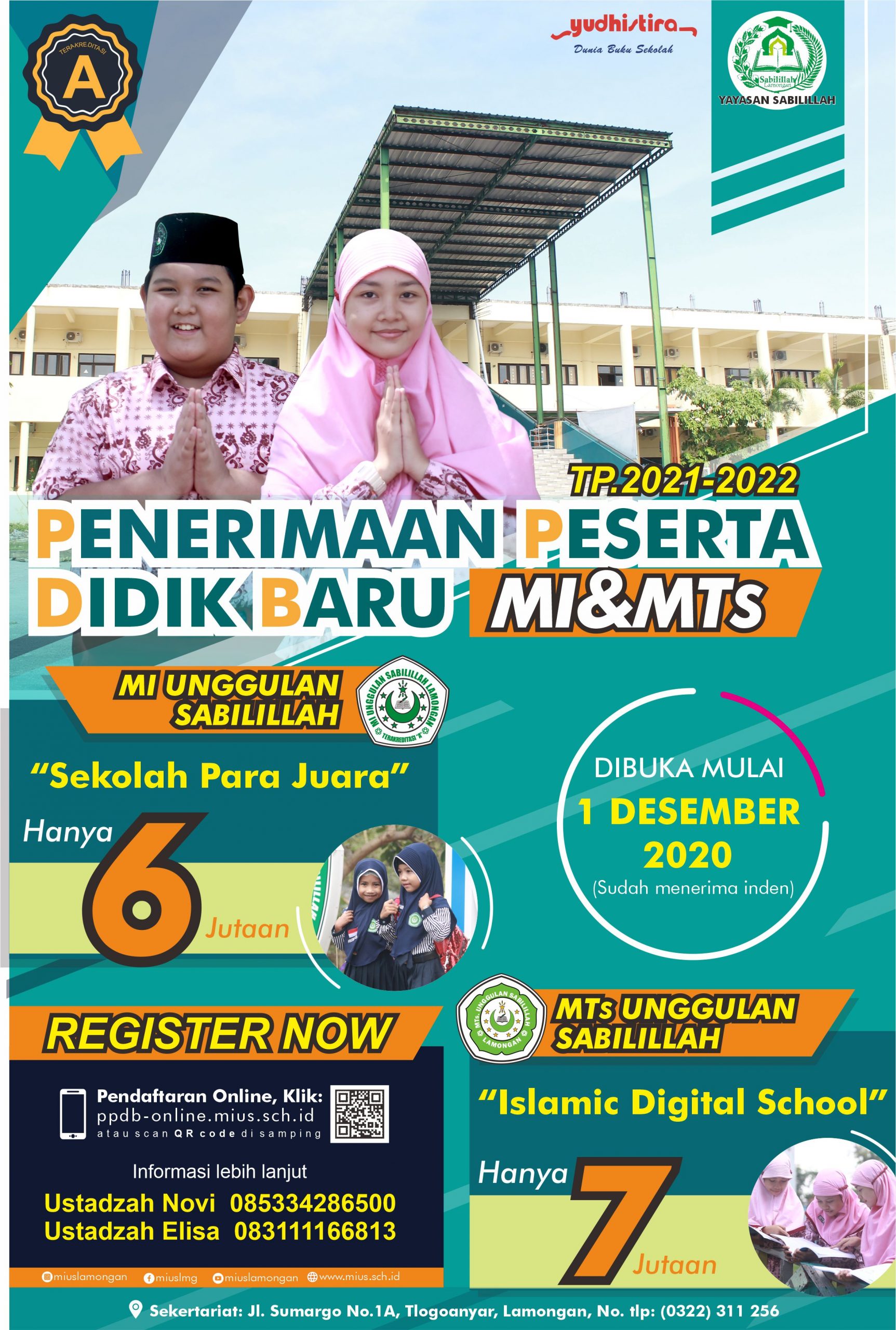 Read more about the article MIUS Membuka Pendaftaran Peserta Didik Baru TP. 2021/2022