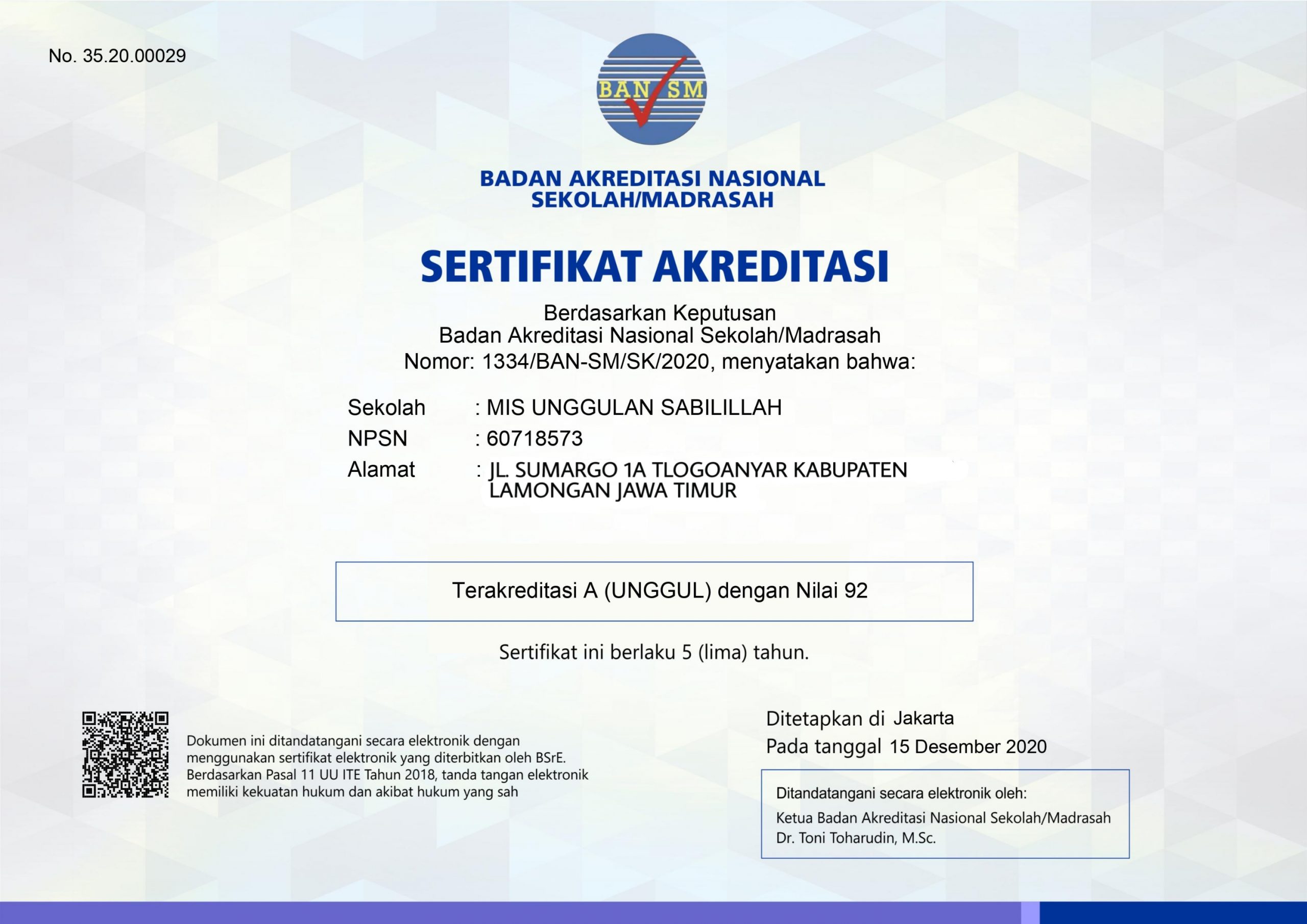 Read more about the article MIUS MADRASAH UNGGUL