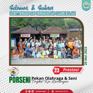 Read more about the article MIUS Sabet 23 Piala di Ajang PORSENI MI Kec. Lamongan 2023